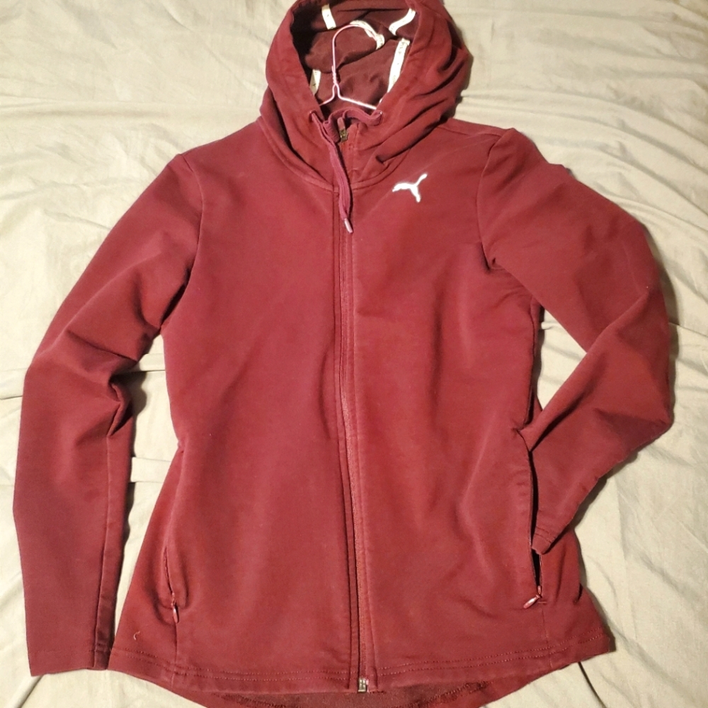 Puma zip up lightweight slim fit jacket